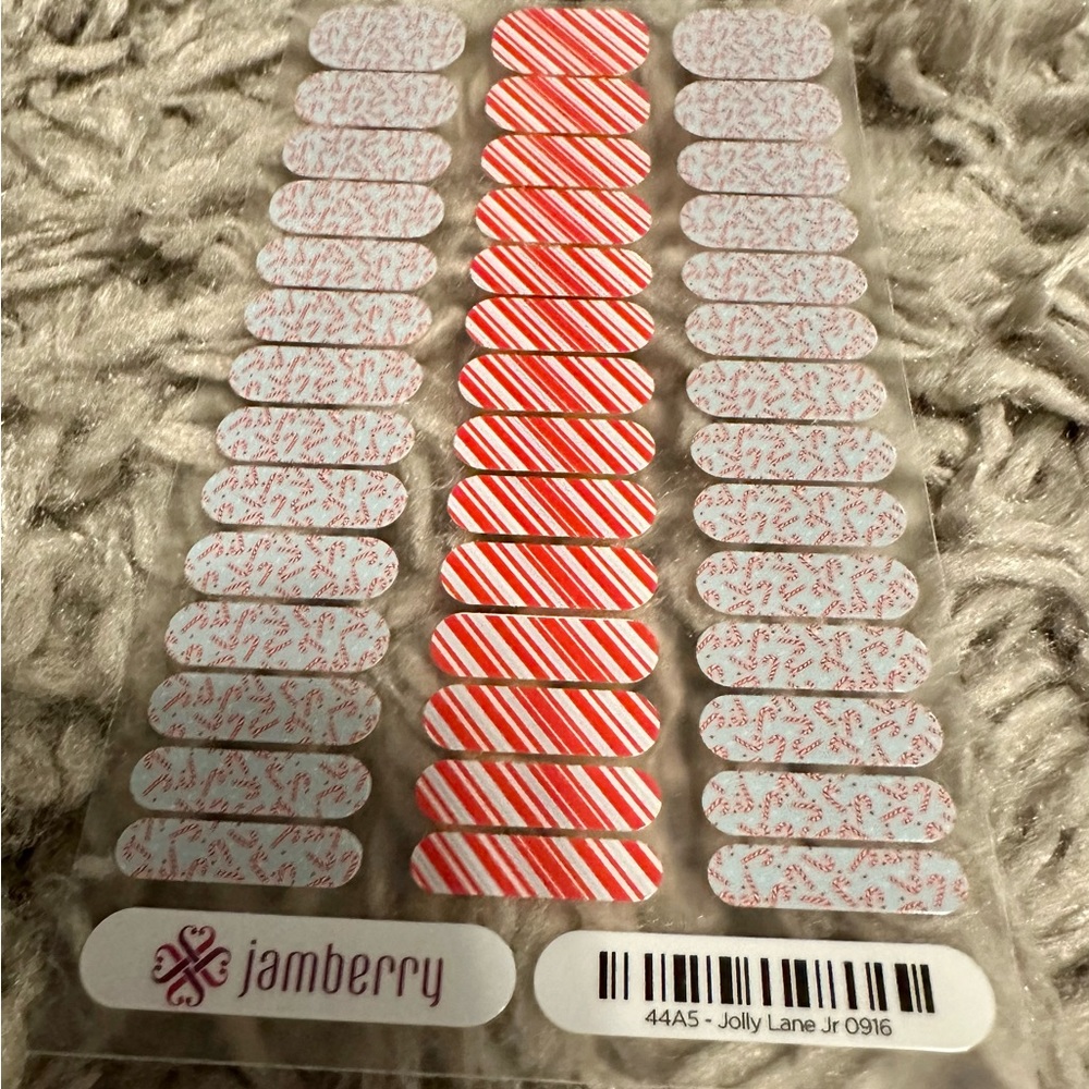 Jamberry nails - full sheet “Jolly Lane Jr”